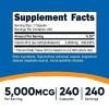 Nutricost Vitamin B12 (Methylcobalamin) 5000mcg, 240 Capsules - Non-GMO & Gluten Free