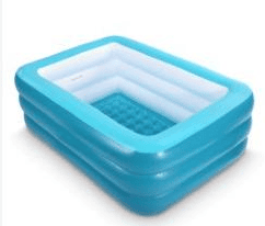 150cm-210cm- 300cm Inflatablepool (Option: 210cm light blue)