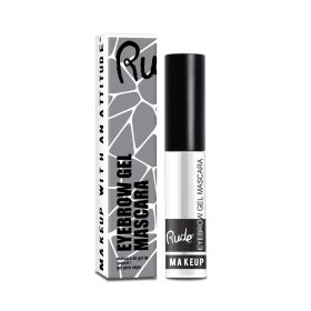 Rude Eyebrow Gel Mascara - Long-lasting Waterproof Brow Enhancer with Natural Looking Finish (Color: clear)