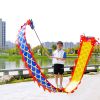 Lightweight Dragon Poi with 3D Dragon Head & Swing Rope Combo for Kids and Beginners, Flowy Dragon Ribbon Streamer Outdoor Fitness Golden Dragon Stage