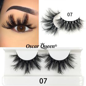 25 MM Mink False Eyelashes Wholesale Items For Business Natural Fluffy Mink Lashes Box Package Bulk Lash Extension Supplies (Length: 2 Pairs, Color: 7)