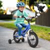 14 Inch Kid's Bike with 2 Training Wheels for 3-5 Years Old