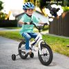 14 Inch Kid's Bike with 2 Training Wheels for 3-5 Years Old