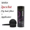 Sevich 2pcs/lot 10 Colors Hair Building Fiber Set Hair Loss Product Keratin Powders Hair Regrowth Treatment With Applicator