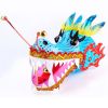 Lightweight Dragon Poi with 3D Dragon Head & Swing Rope Combo for Kids and Beginners, Flowy Dragon Ribbon Streamer Outdoor Fitness Golden Dragon Stage