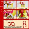 Lightweight Dragon Poi with 3D Dragon Head & Swing Rope Combo for Kids and Beginners, Flowy Dragon Ribbon Streamer Outdoor Fitness Golden Dragon Stage